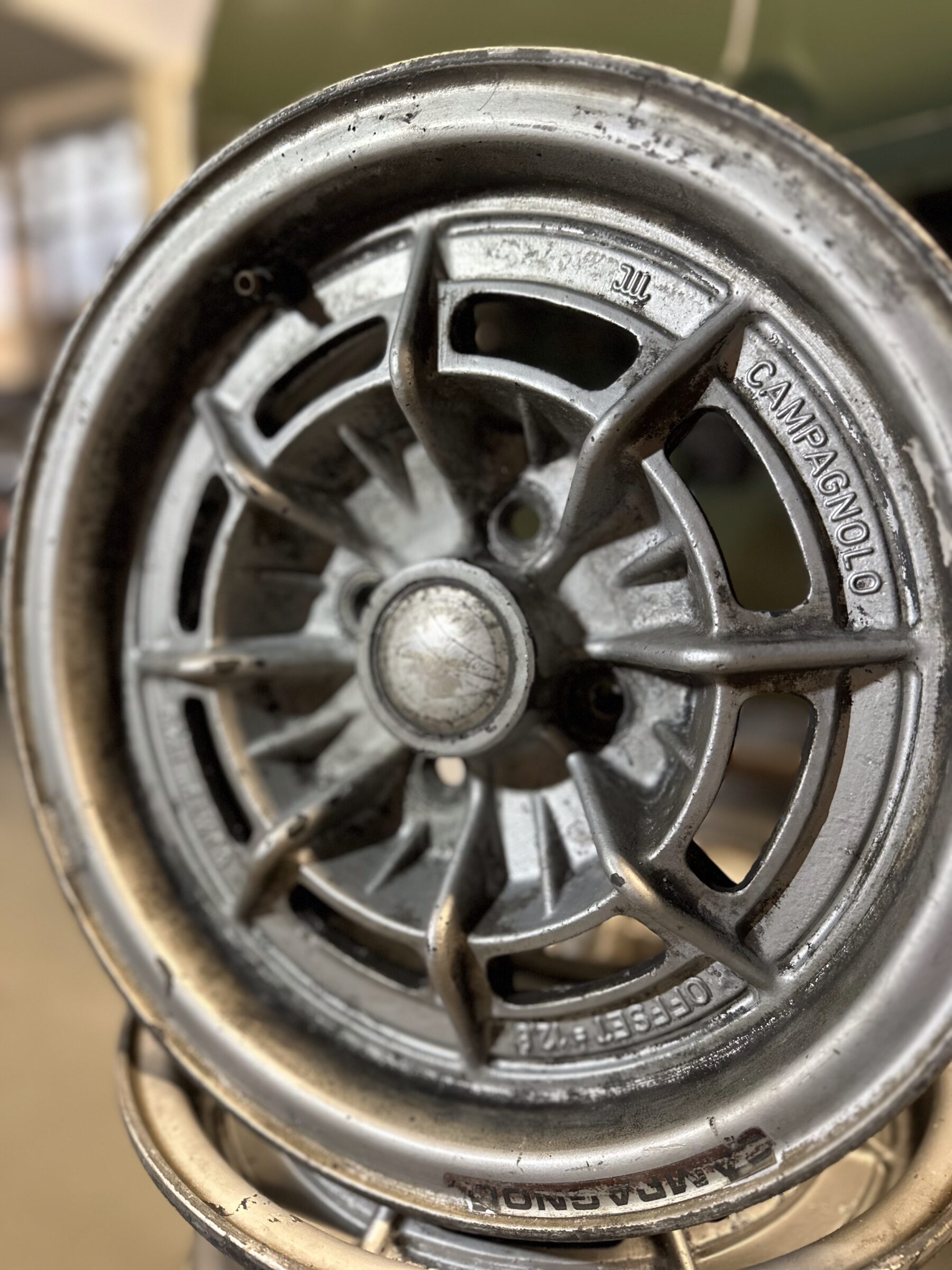 6j x 13 inch campagnolo magnesium wheels