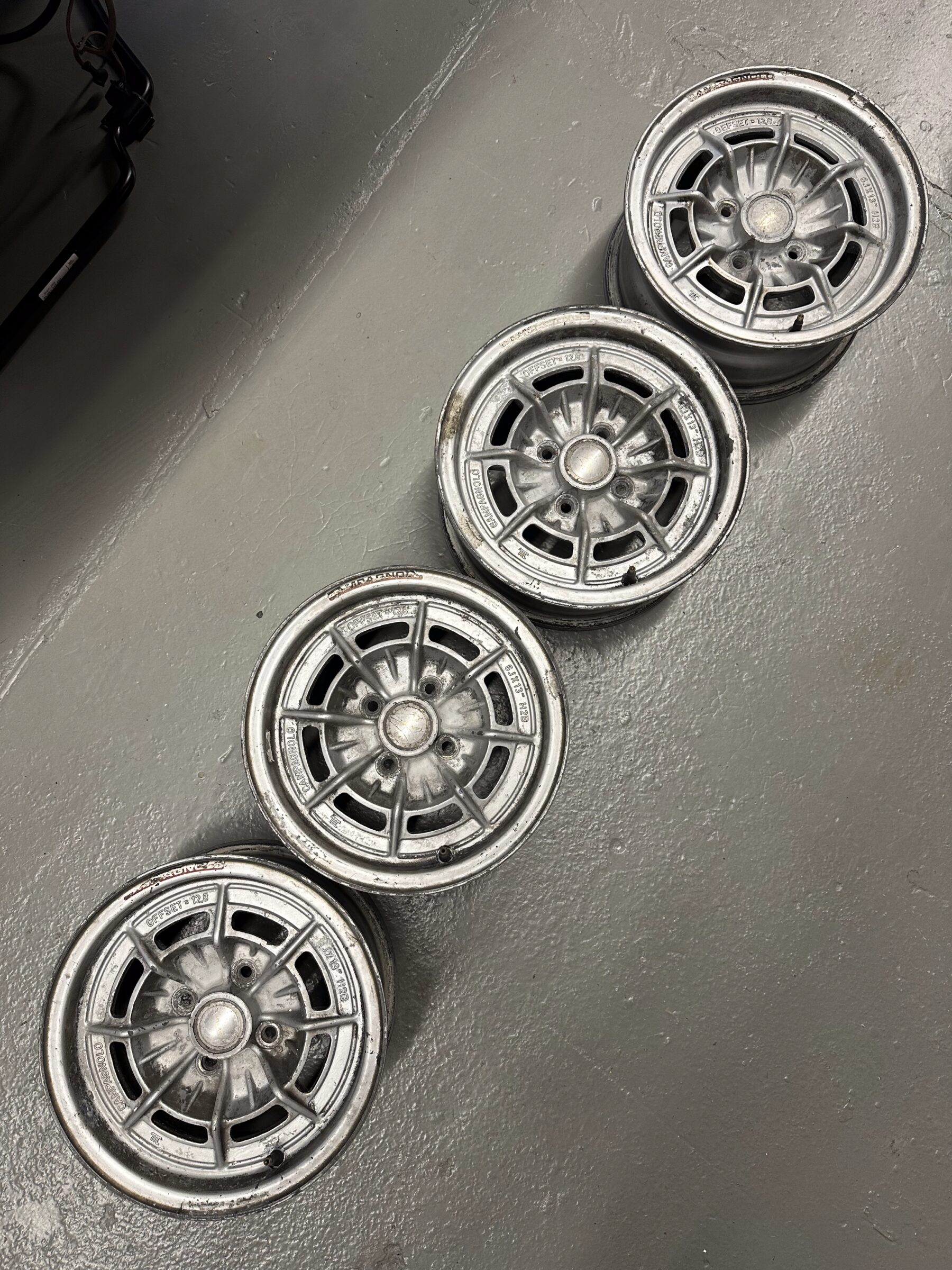 6j x 13 inch campagnolo wheels for sale