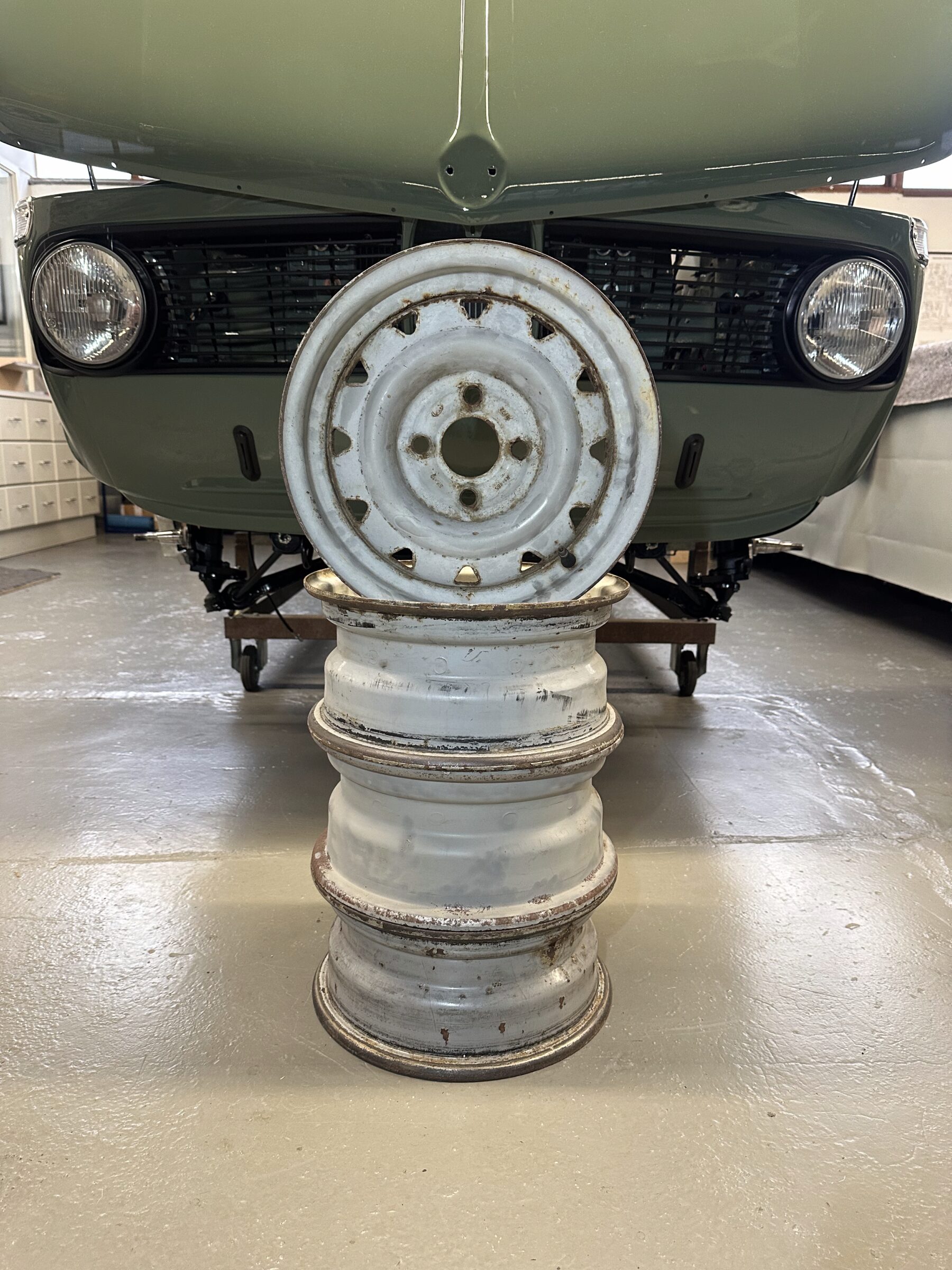 5.5j x 13 inch borrani rims wheels for sale