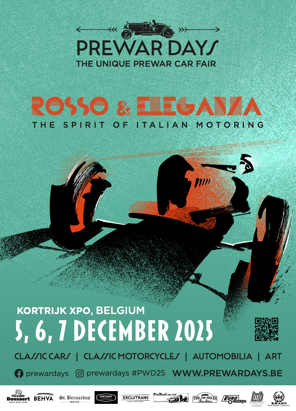 heritage cars on prewar days car show 2025