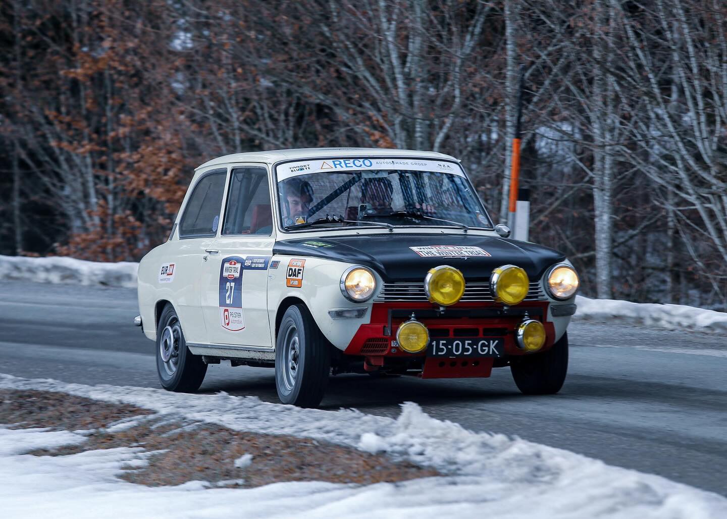 wintertrial 2026 daf 55 heritage cars