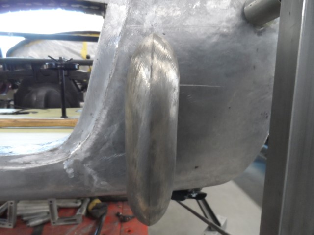 bodywork repair classic car after collision